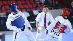Võ sĩ taekwondo Bạc Thị Khiêm thắng Hàn Quốc, nhưng thua Trung Quốc ở bán kết
